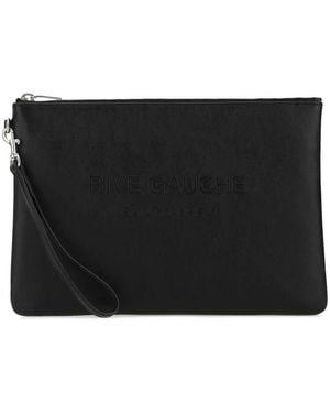 Saint Laurent Rive Gauche Clutch - Black