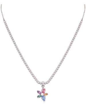 Swarovski Ariana Grande X Choker Necklace - Metallic