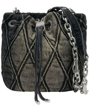 DIESEL Charm-D Bucket S Bag - Black