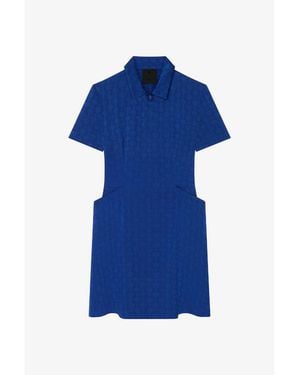 Givenchy Polo Dress Saphir, Brand Size 36 (Us - Blue
