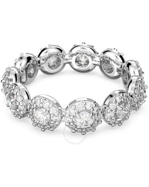 Swarovski Una Angelic Round Cut Ring - Metallic