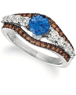 Le Vian Ladies Cornflower Sapphire Rings Set - Blue