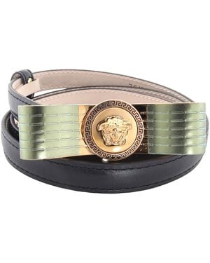 Versace Gianni Buckle Leather Belt, Cm - Multicolour