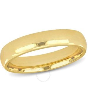 Amour 4.5Mm Finish Comfort Fit Wedding Band - Metallic