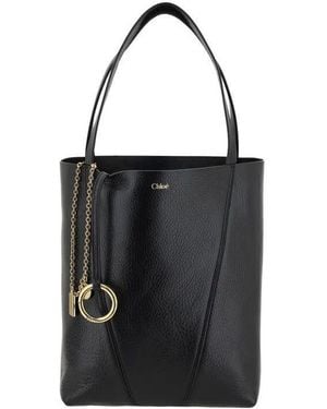 Chloé Chlo Spin Shoulder Bag - Black