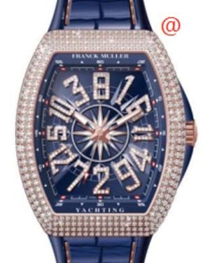 Franck Muller Vanguard Yachting Automatic Diamond Blue Dial Watch V45chdnbrcdyachting5nbl(bldiam5n)