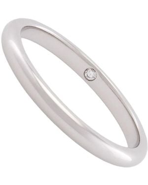 Chaumet Les Ternelles Platinum Wedding Band Ring - Metallic