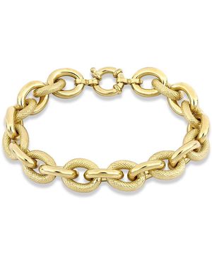 Amour Oval Link Bracelet - Metallic