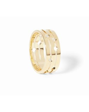 Dinh Van 18K Pulse Medium Ring - Metallic