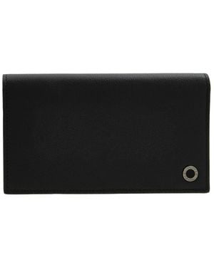 BVLGARI Bifold Leather Wallet - Black