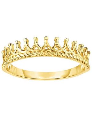 Tresorra 14K Crown Ring - Metallic