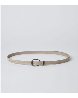 Brunello Cucinelli Light Leather Belt - Metallic