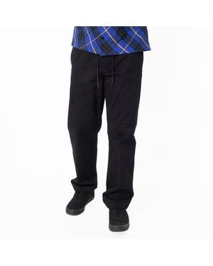 Burberry Equestrian Knight Cotton Pants - Black
