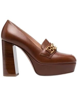 Bally Deasia 110 Leather Pumps, Brand Size 36.5 Us - Brown