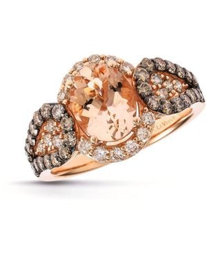 Le Vian Ladies Peach Morganite Rings Set - Natural