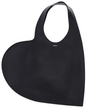 Coperni Heart Large Tote Bag - Black