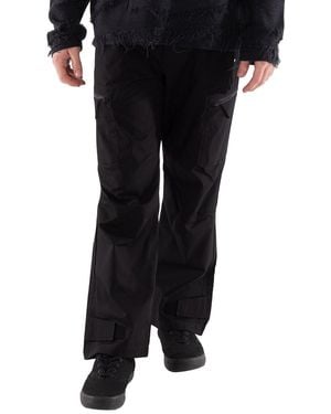 A_COLD_WALL* A Cold Wall Static Zip Cotton Trousers - Black