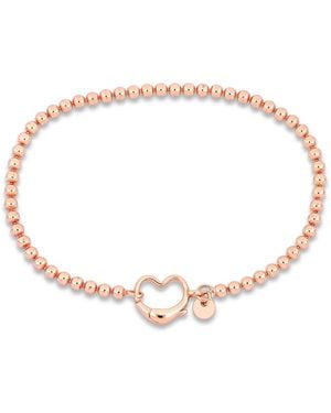 Amour Bead Link Bracelet - Metallic