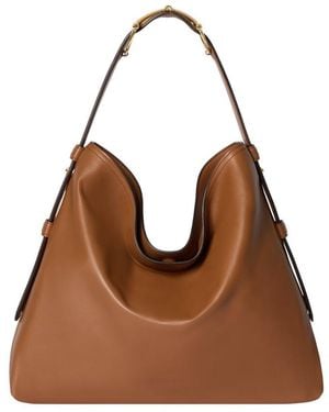 Gucci Beatrix Smooth Leather Shoulder Bag - Brown
