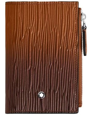 Montblanc Mini Vertical Wallet 6Cc - Brown