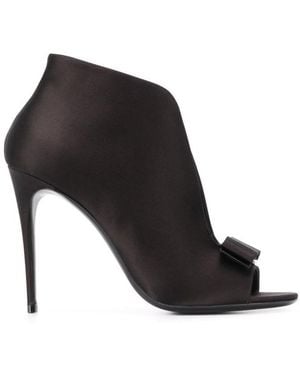Ferragamo Ladies Boots, Us - Black