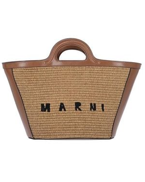 Marni Bags Cotton - Brown