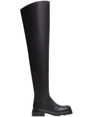 Bottega Veneta Strut Over-The-Knee Boots - Black