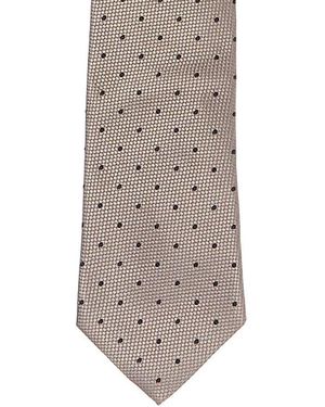 Brunello Cucinelli Dotted Woven Tie - Brown