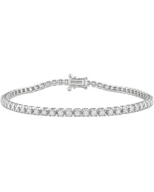Amour 1 3/4Ct Tdw Diamond Tennis Bracelet - Metallic