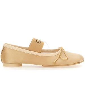 MM6 by Maison Margiela Anatomic Ballerina Flats, Brand Size 35 Us - Natural