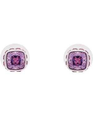 Swarovski Birthstone Stud Earrings - Purple