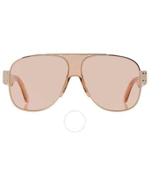 Dior Pink Pilot Sunglasses Dignature A3u Cd40071u 10y 61