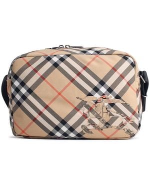 Burberry Cb Check Arch Bag - Pink