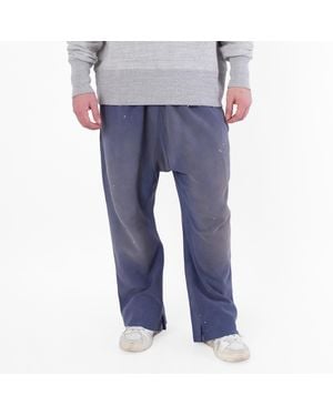 Maison Margiela Elasticated Waist Joggers, Brand Size 50 (Us - Blue