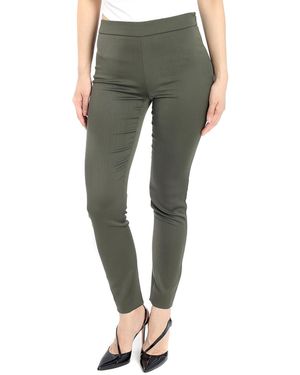 Moschino Ladies Iris Straight Leg Trosuer - Green
