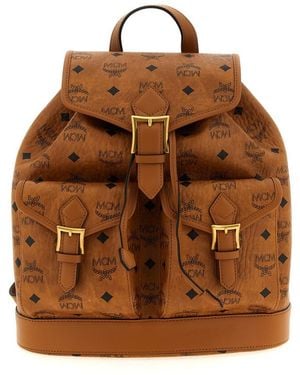 MCM Aren Backpack - Brown
