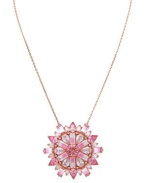 Swarovski Idyllia Pendant And Brooch - Red