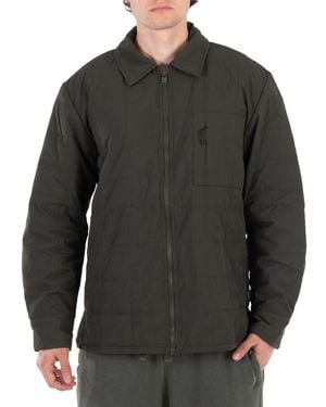 Rains Quilted Giron Liner Nylon Overshirt - Grey