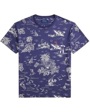 Polo Ralph Lauren Polo Bear Jersey T-Shirt - Blue