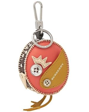 Burberry Derek The Bird Leather Charm - Red