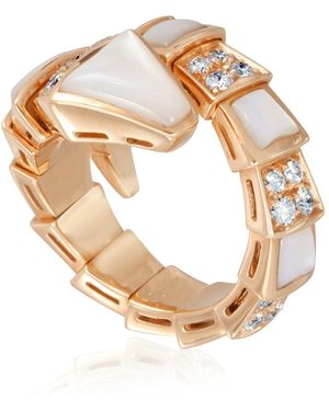BVLGARI Serpenti 18K Diamond Ring - Metallic