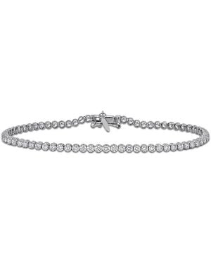 Created Forever 3Ct Tw Lab-Grown Diamond Tennis Bracelet - Metallic