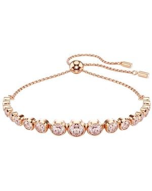 Swarovski Mixed Round Cut Imber Tennis Bracelet - Metallic
