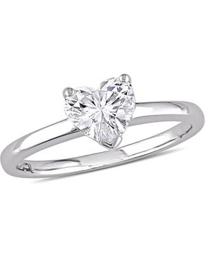 Created Forever 1Ct Tw Lab Grown Diamond Heart Engagement Ring - White