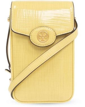 Tory Burch Robinson Phone Crossbody Bag - Yellow