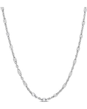 Amour Bead Chain Necklace - Metallic