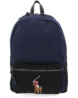 Polo Ralph Lauren Canvas Big Pony Backpack - Blue