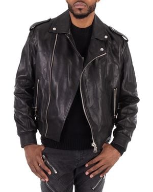 Balmain Coats - Black