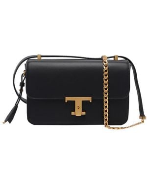 Tod's Mini T Timeless Crossbody Bag - Black