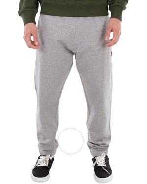 KENZO Embroidered Flower Jog Trousers - Grey